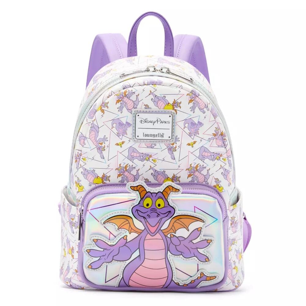 Loungefly Disney Parks 2025 Epcot Figment Iridescent Backpack Bag -NWT